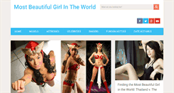 Desktop Screenshot of most-beautiful-girl-in-the-world.com