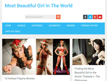 Tablet Screenshot of most-beautiful-girl-in-the-world.com